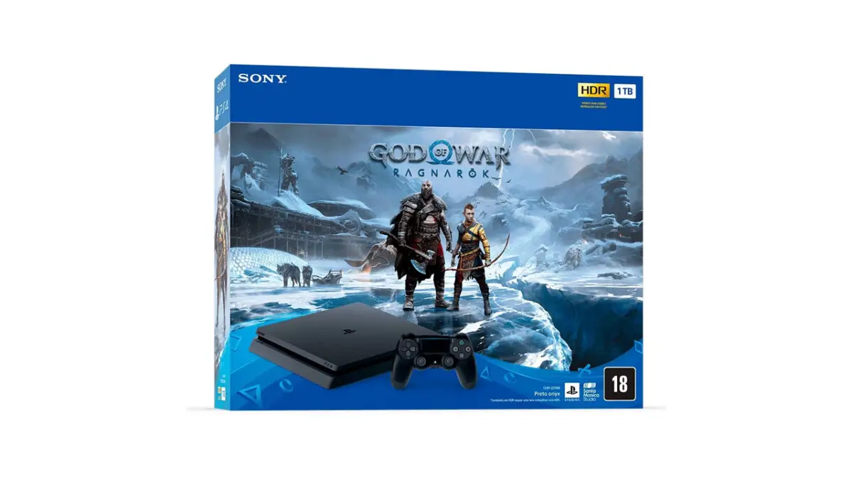 inicia pré-venda de bundle do PS4 com God of War: Ragnarok